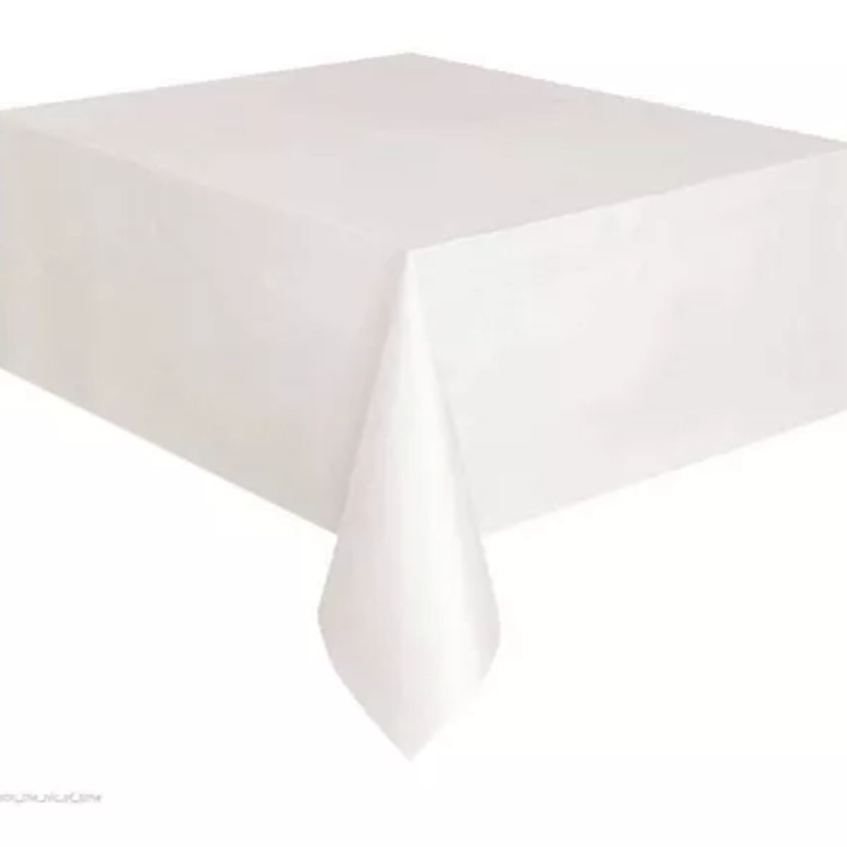 GENERICO - Mantel color blanco 137x183cm plastico tipo tela