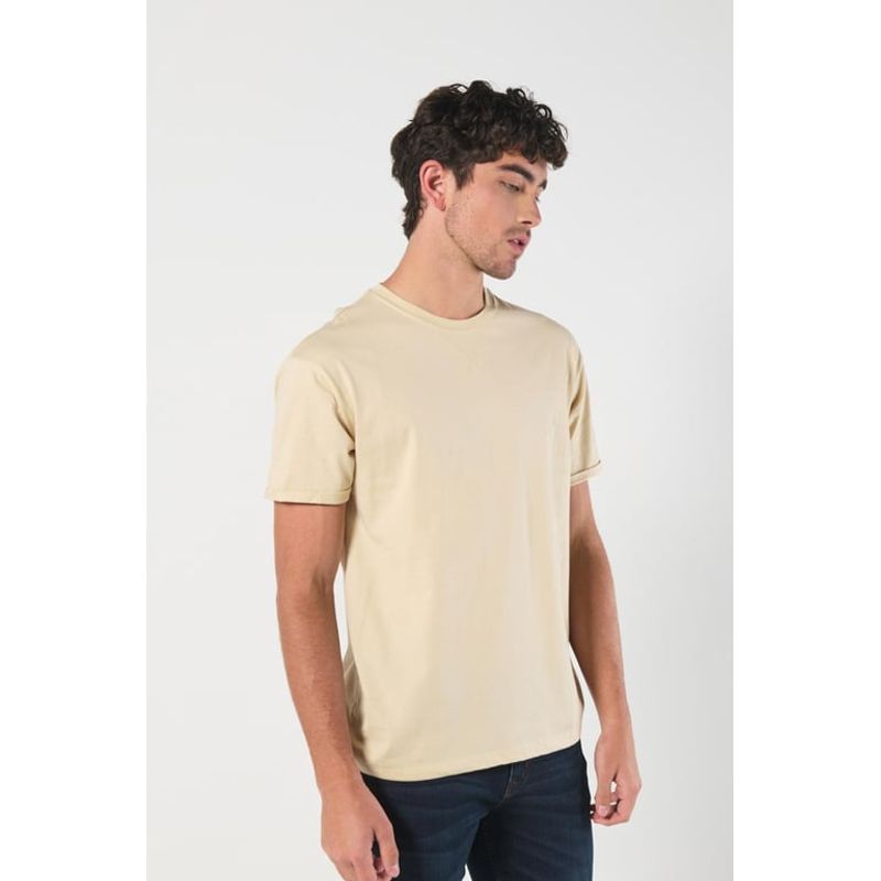 KOAJ - KOAJ Camiseta en algodón manga corta unicolor para hombre, dob HOMBRE