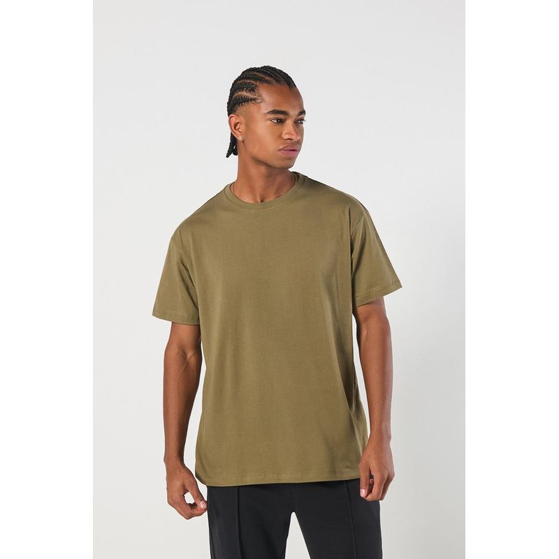 KOAJ - KOAJ Camiseta en algodón unicolor cuello redondo HOMBRE