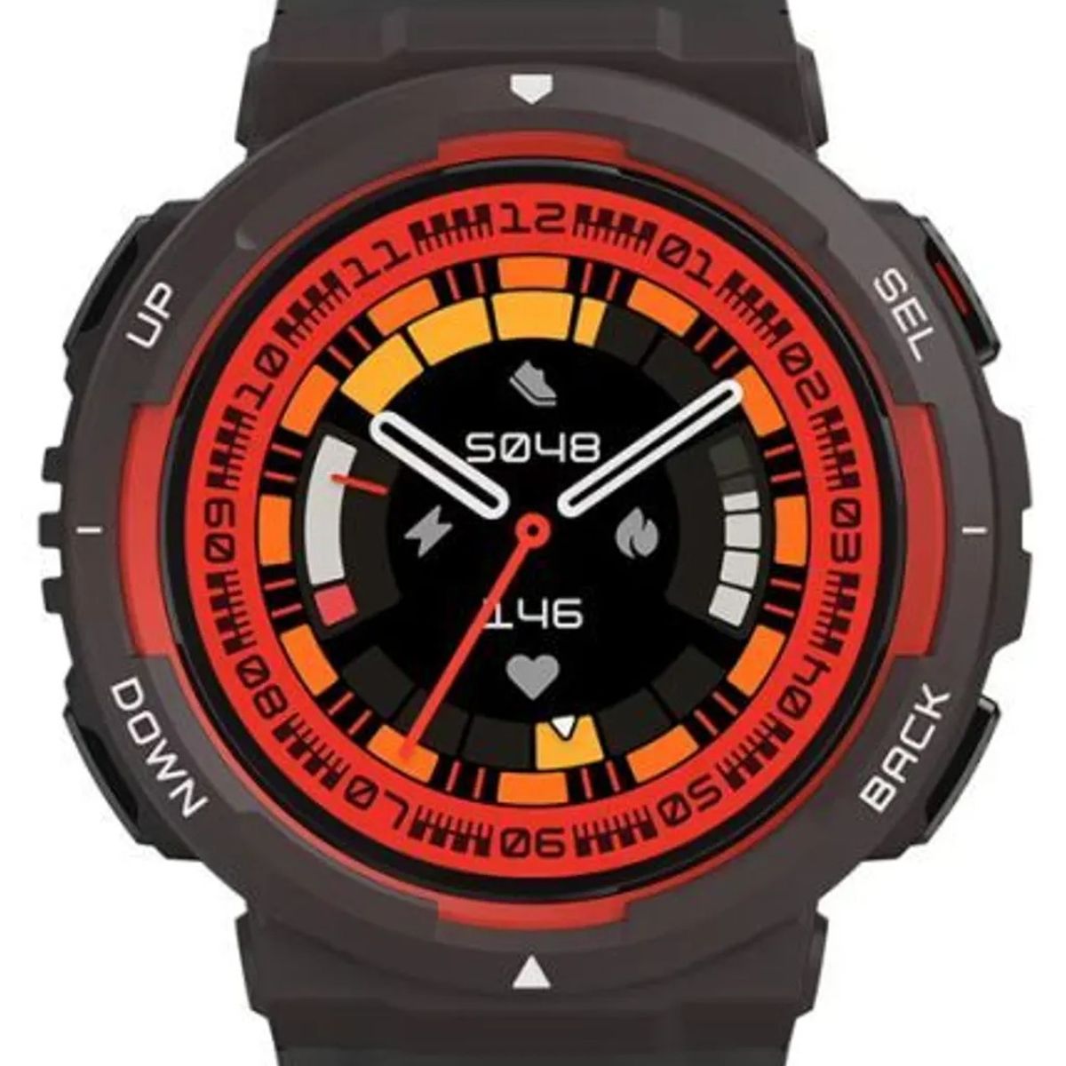 AMAZFIT - Reloj Inteligente Amazfit Active Edge Lava Black