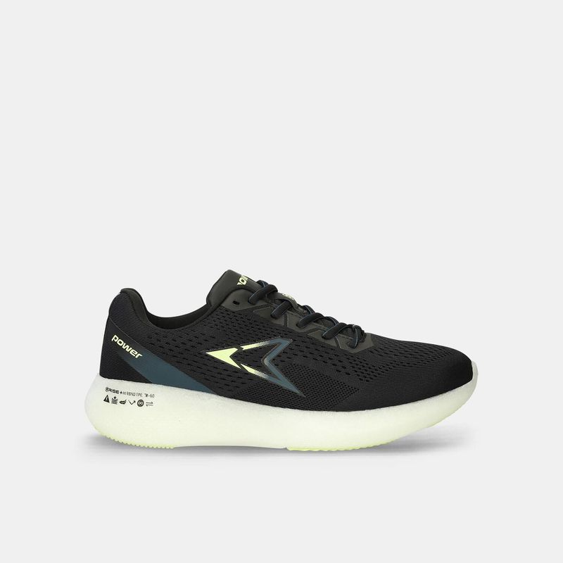 POWER - Tenis Deportivos Para Hombre Power Negro Xorise + 100 Rn Eros