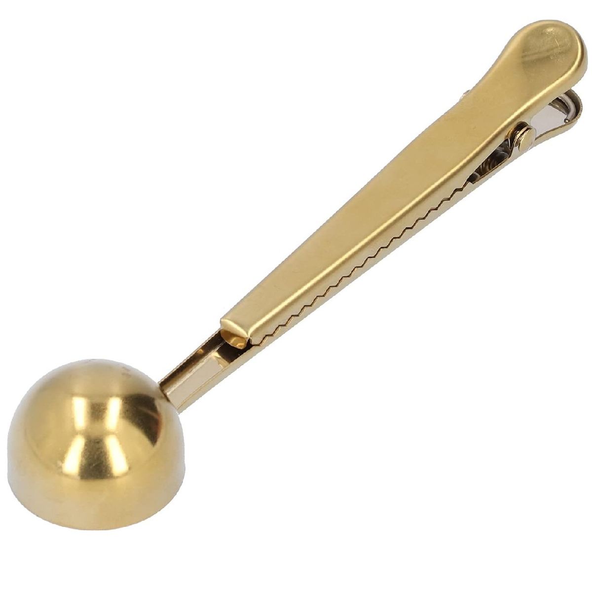 MUNDO BEBE - Cuchara Medidora De Café Con Clip En Acero Inoxidable