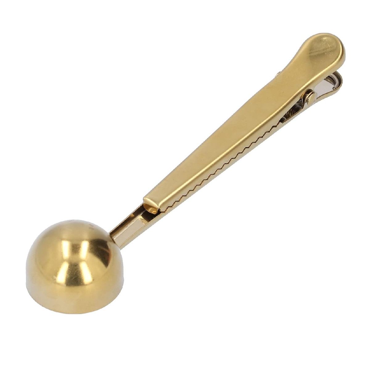 MUNDO BEBE - Cuchara Medidora De Café Con Clip En Acero Inoxidable