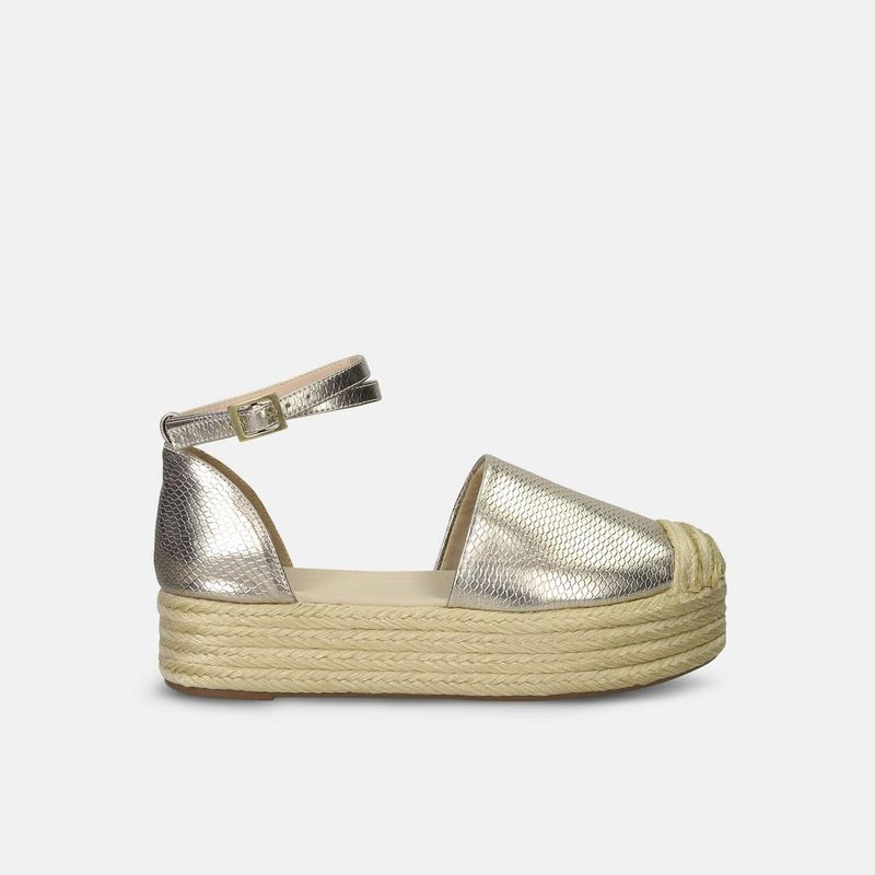 BATA - Sandalias Para Mujer Bata Dorado Jarinita