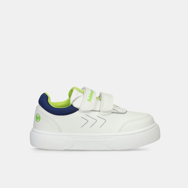 BUBBLE GUMMERS - Tenis Infantil Para Niño Bubblegummers Blanco-Verde Sam