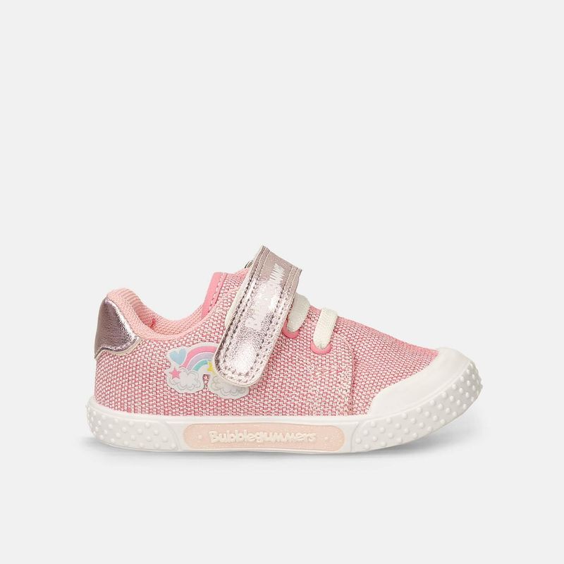 BUBBLE GUMMERS - Tenis Bebé Para Niña Bubblegummers Rosado Simpatica