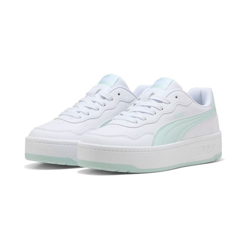 PUMA - Tenis Zapatilla Marca Puma Court Lally Original Blanco Mujer