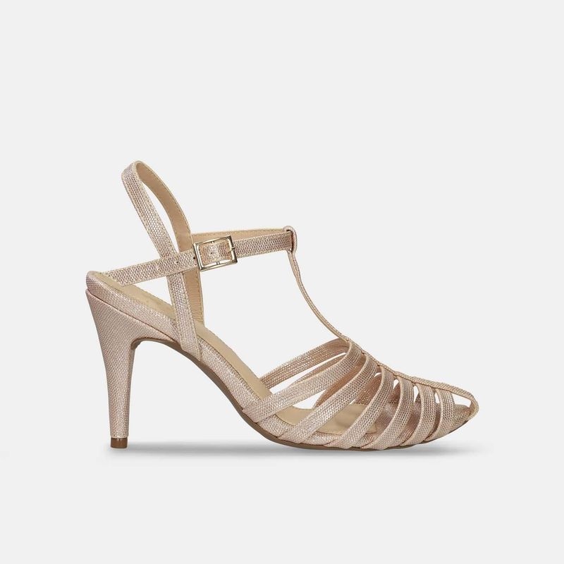 BATA - Sandalias Para Mujer Bata Dorado Jali