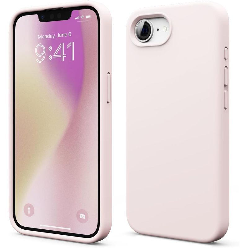 ELAGO - ELAGO Estuche Compatible iPhone 16e Silicone Rosado