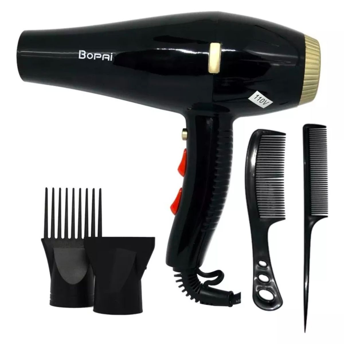 GENERICO - Secador De Pelo Profesional Bopai Bp-8300 Power Max 5000w