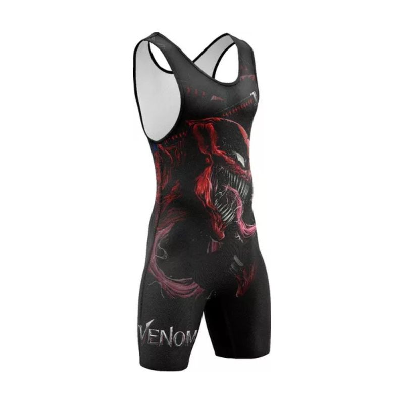 ARMAZI SPORT - TRUSA DE HALTEROFILIA VENOM NEGRO-ROJO