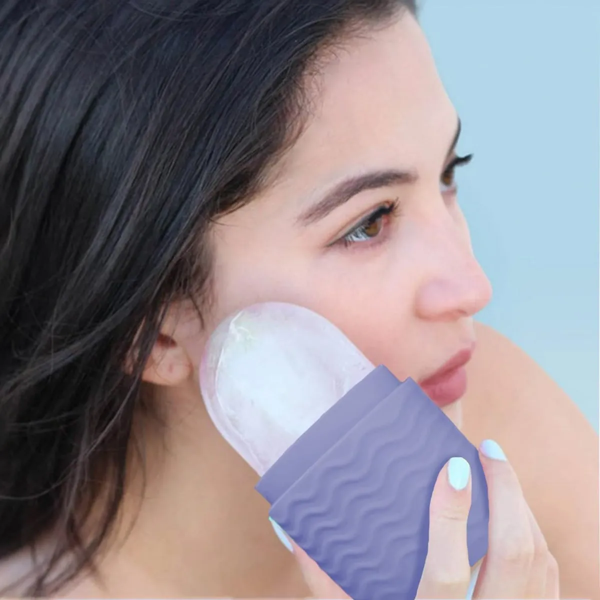 SKY - Molde Masajeador Facial Hielo NO GENERICO