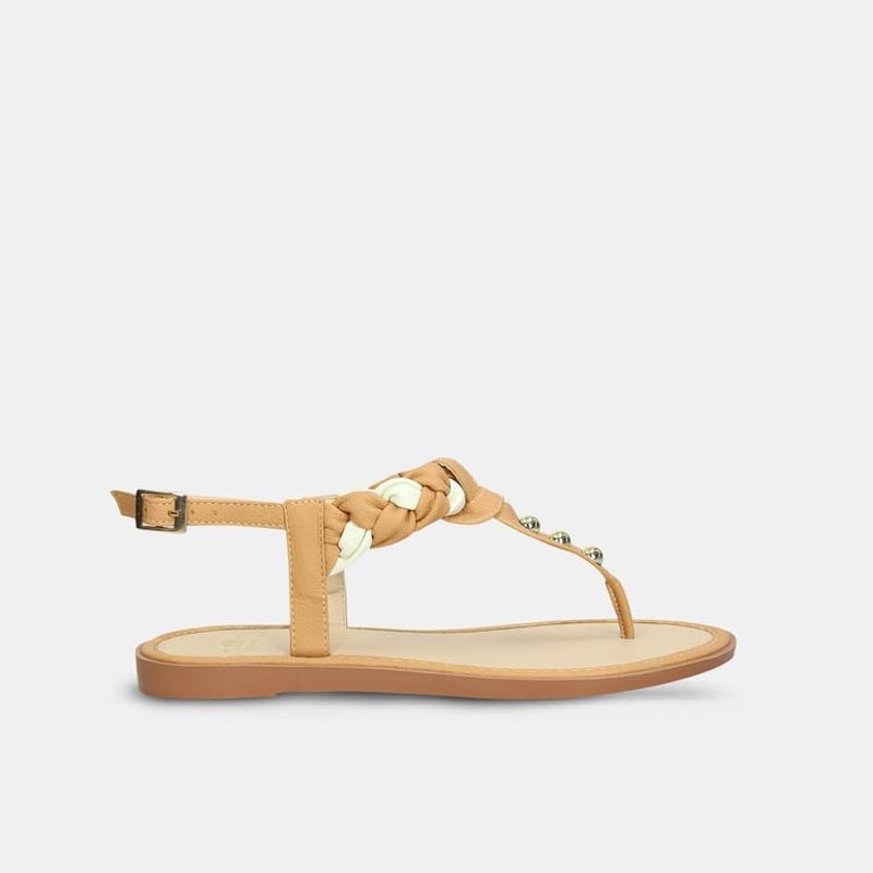 BATA - Sandalias Para Mujer Bata Camel Jailen