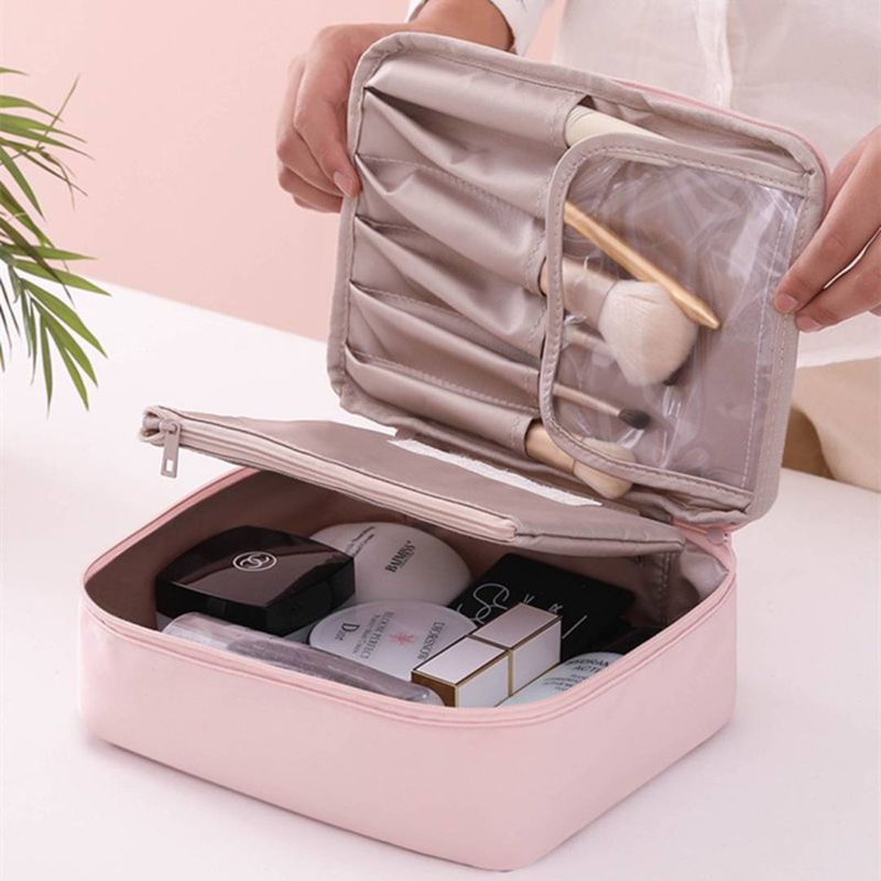 GENERICO - Cosmetiquera Impermeable con Diseño Resistente y Almacenamiento Seguro