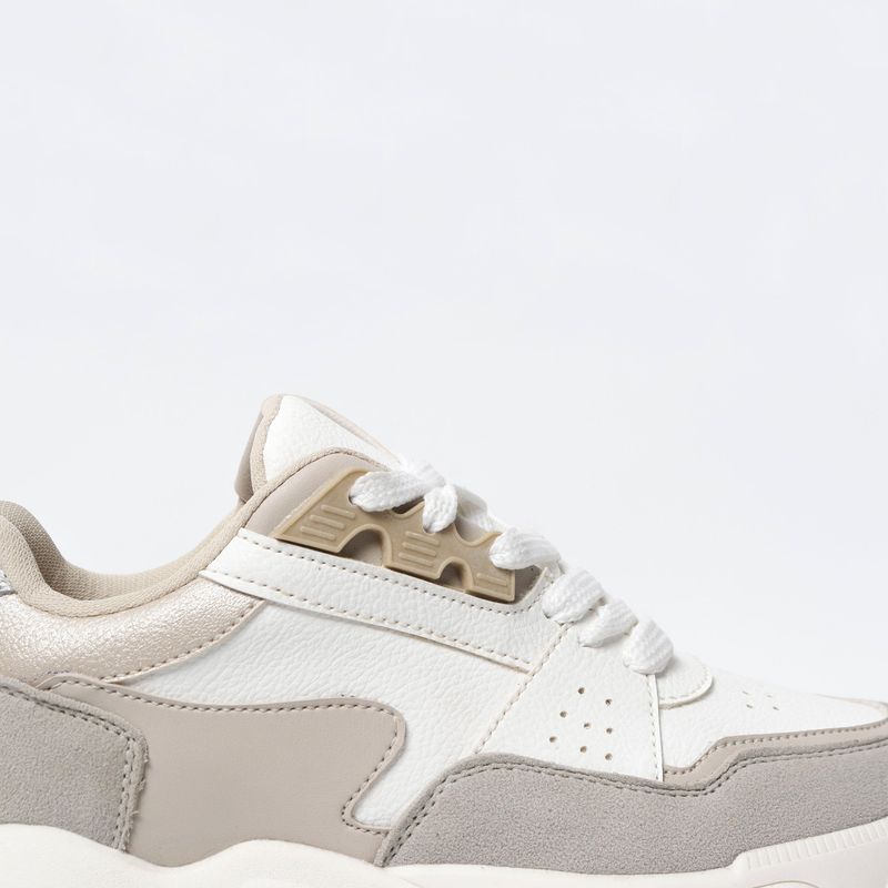GENERICO - Tenis Mujer Cuero Blanco Millenials Madison