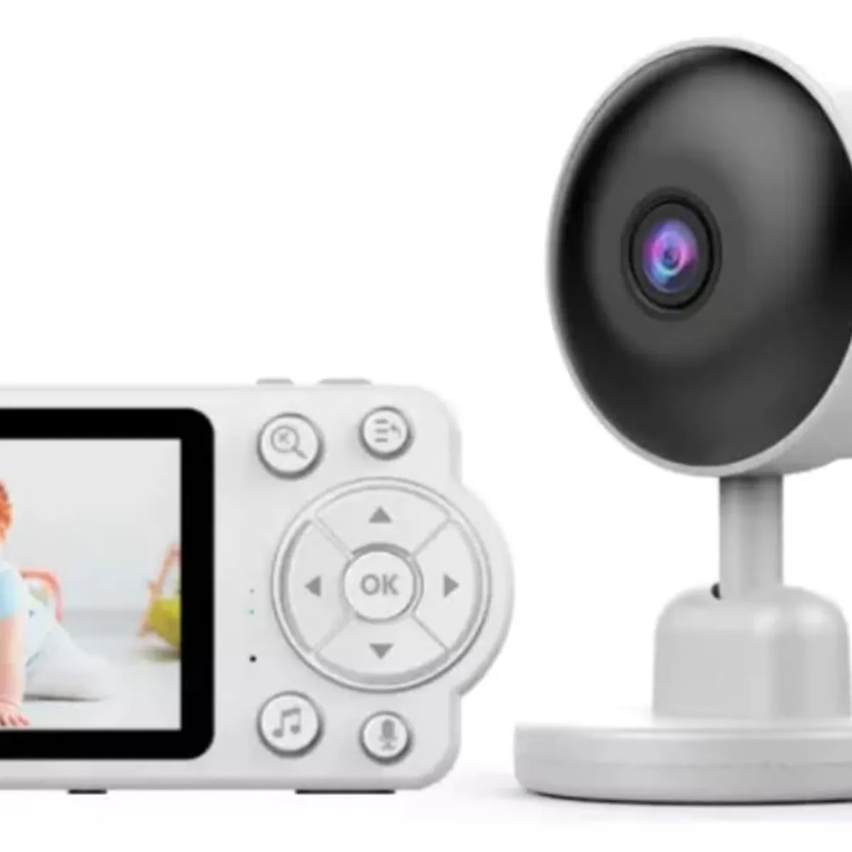 GENERICO - Monitor de Bebe Cámara Microfono Vision Nocturna Temperatura