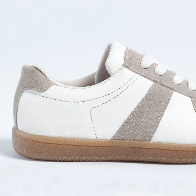 GENERICO - Tenis Mujer Cuero Beige Millenials Sahara