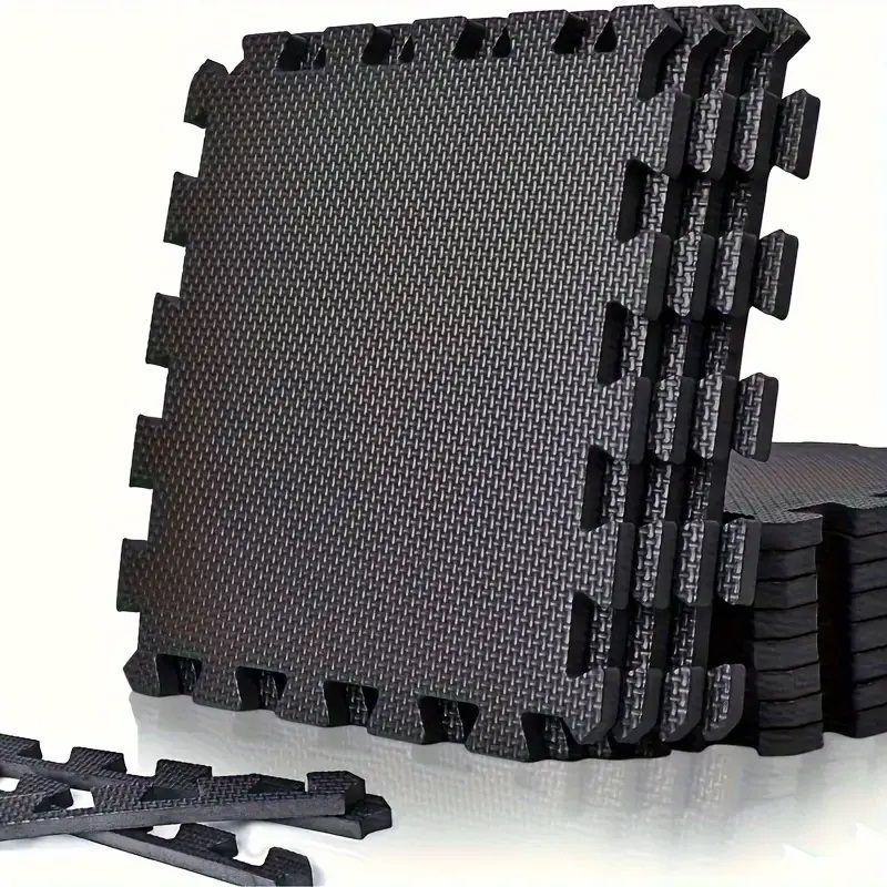 GENERICO - Tapete Antideslizante Para Ejercicio 10 Pzs De 30 x 30 Cm