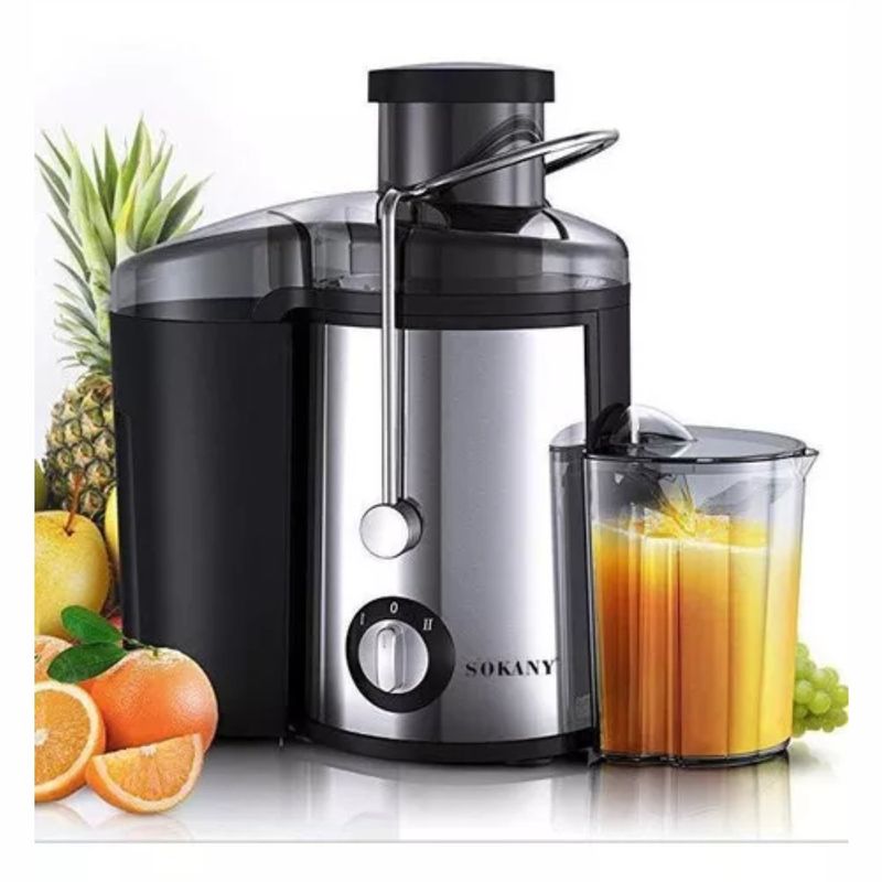 SOKANY - Extractor De Jugos Automatico Frutas Y Verduras Sokany 800w