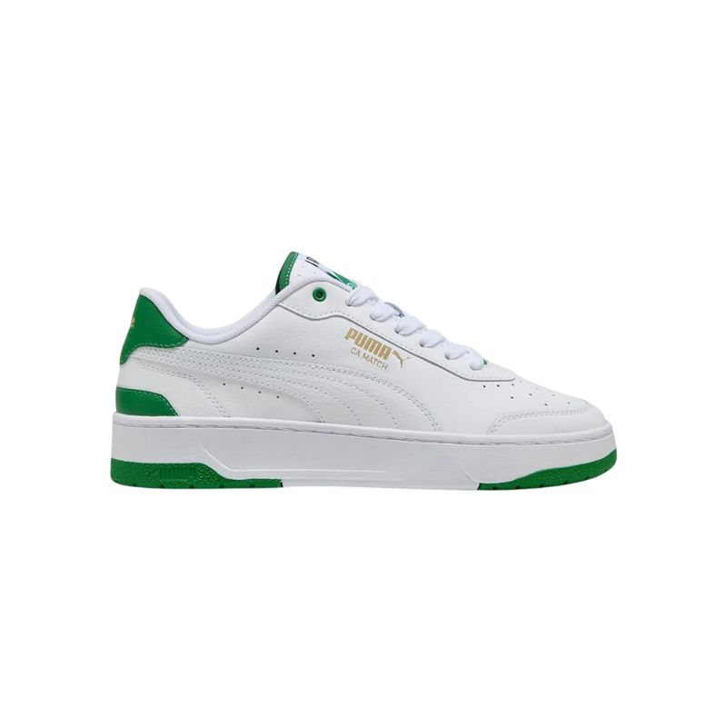 PUMA - Tenis Puma Ca Match Hombre-Blanco/Verde