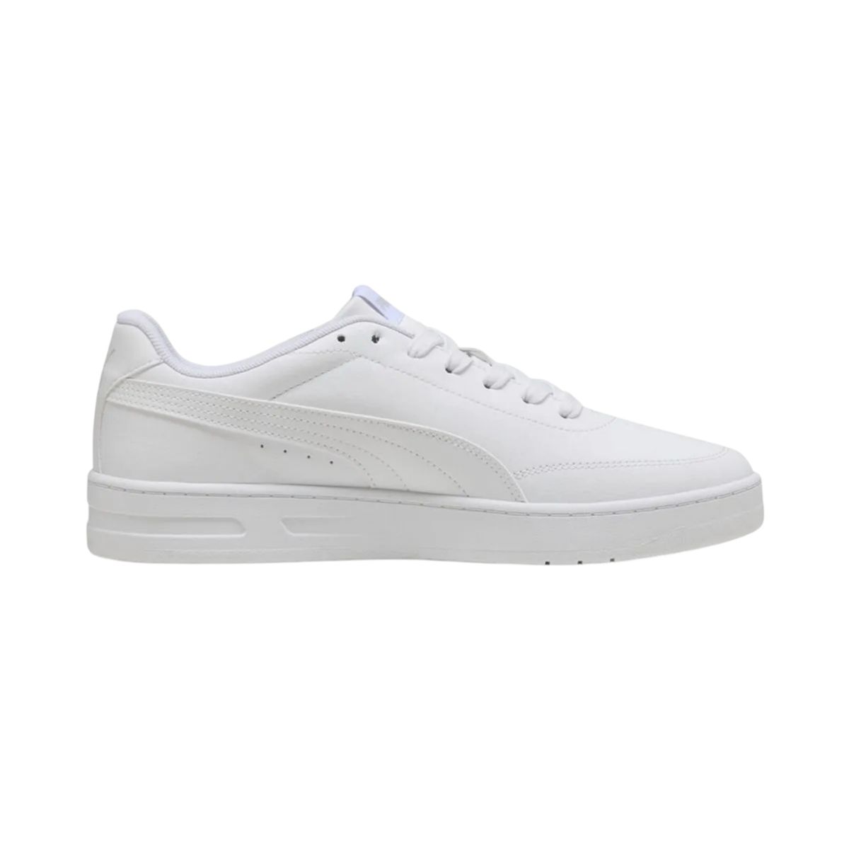 PUMA - Tenis Puma Court Classic Clean Hombre-Blanco