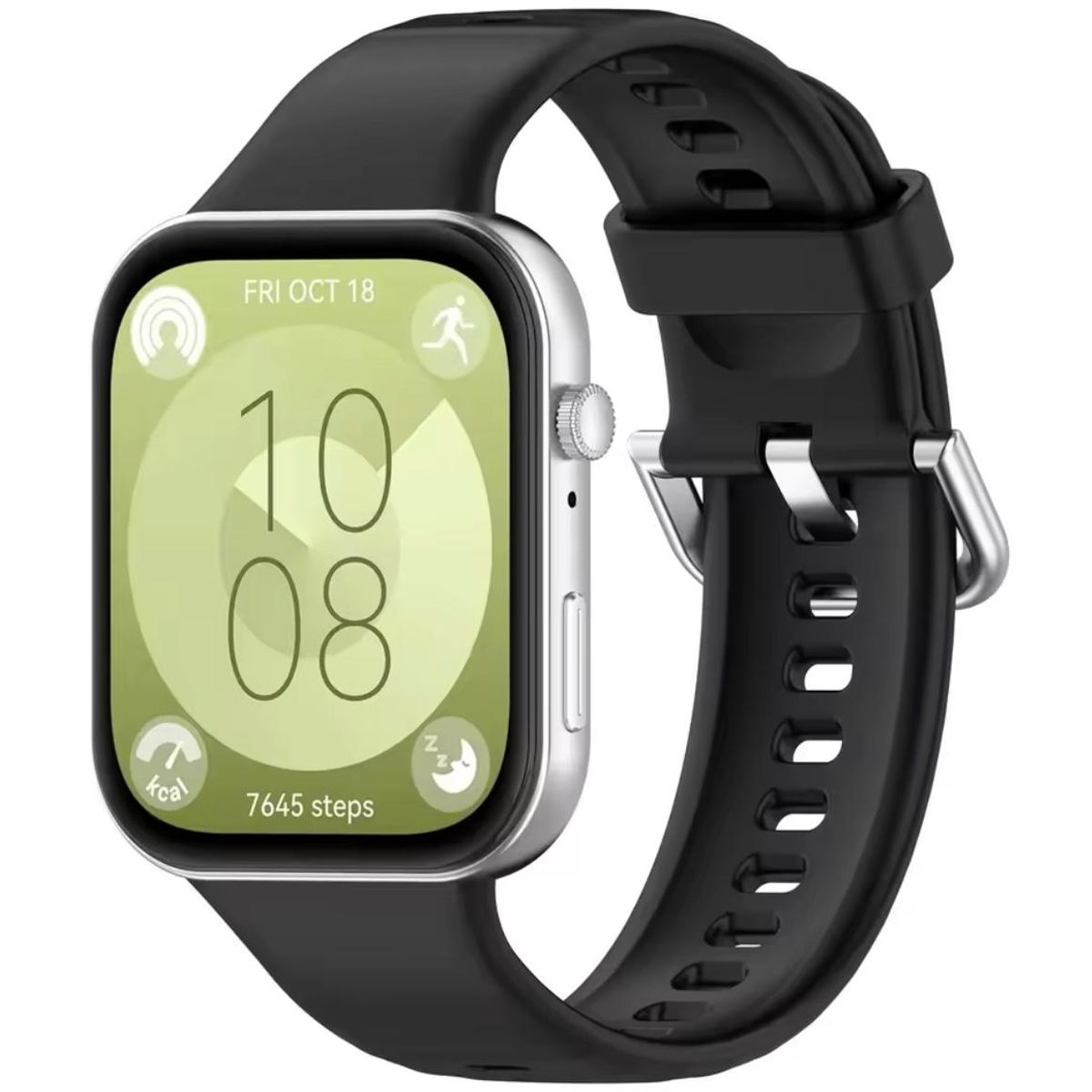 GENERICO - Correa de Silicona Para Huawei Watch fit 3 - Negro