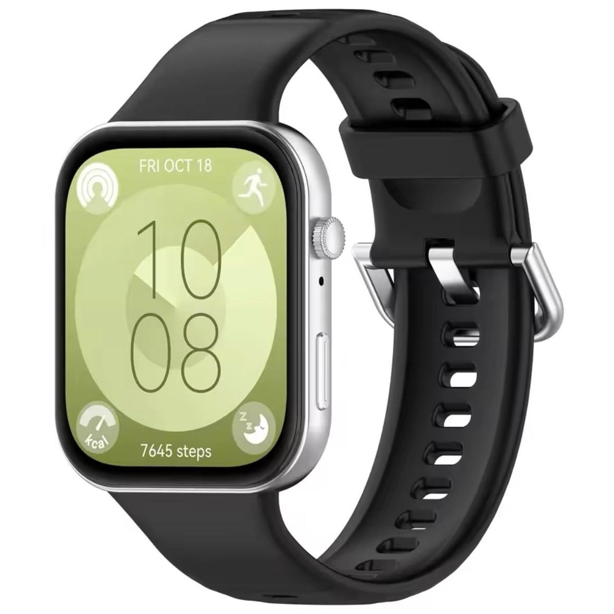 GENERICO - Correa de Silicona Para Huawei Watch fit 3 - Negro