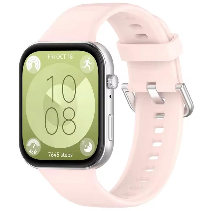 GENERICO - Correa de Silicona Para Huawei Watch fit 3 - Rosado
