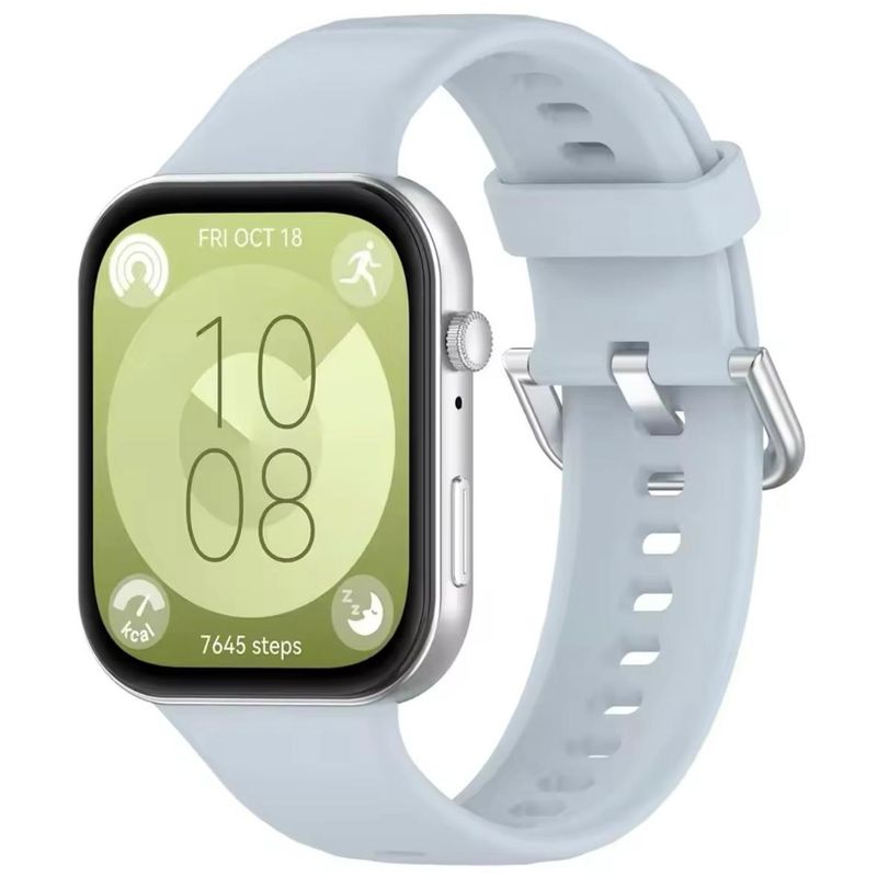 GENERICO - Correa de Silicona Para Huawei Watch fit 3 - Gris