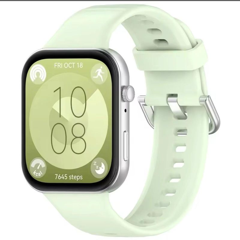 GENERICO - Correa de Silicona Para Huawei Watch fit 3 - Verde claro