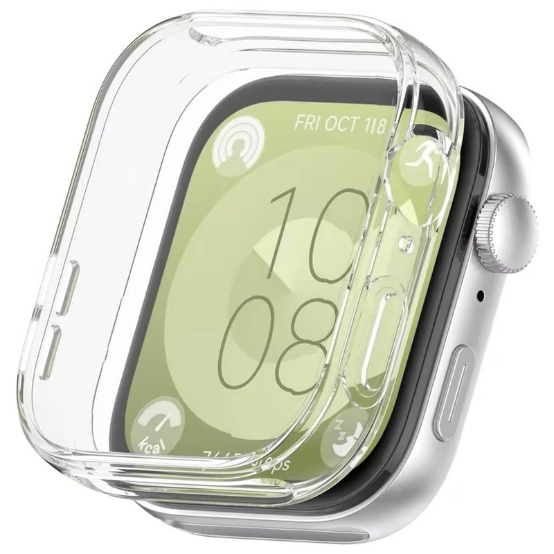 GENERICO - Case Protector de Pantalla Tpu Para Huawei Watch Fit 3 Transparente