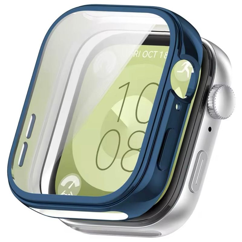 GENERICO - Case Protector de Pantalla Tpu Para Huawei Watch Fit 3 Azul
