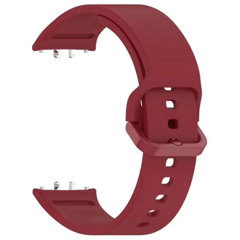 GENERICO - Correa de Silicona Para Samsung Galaxy Fit 3 Rojo cereza