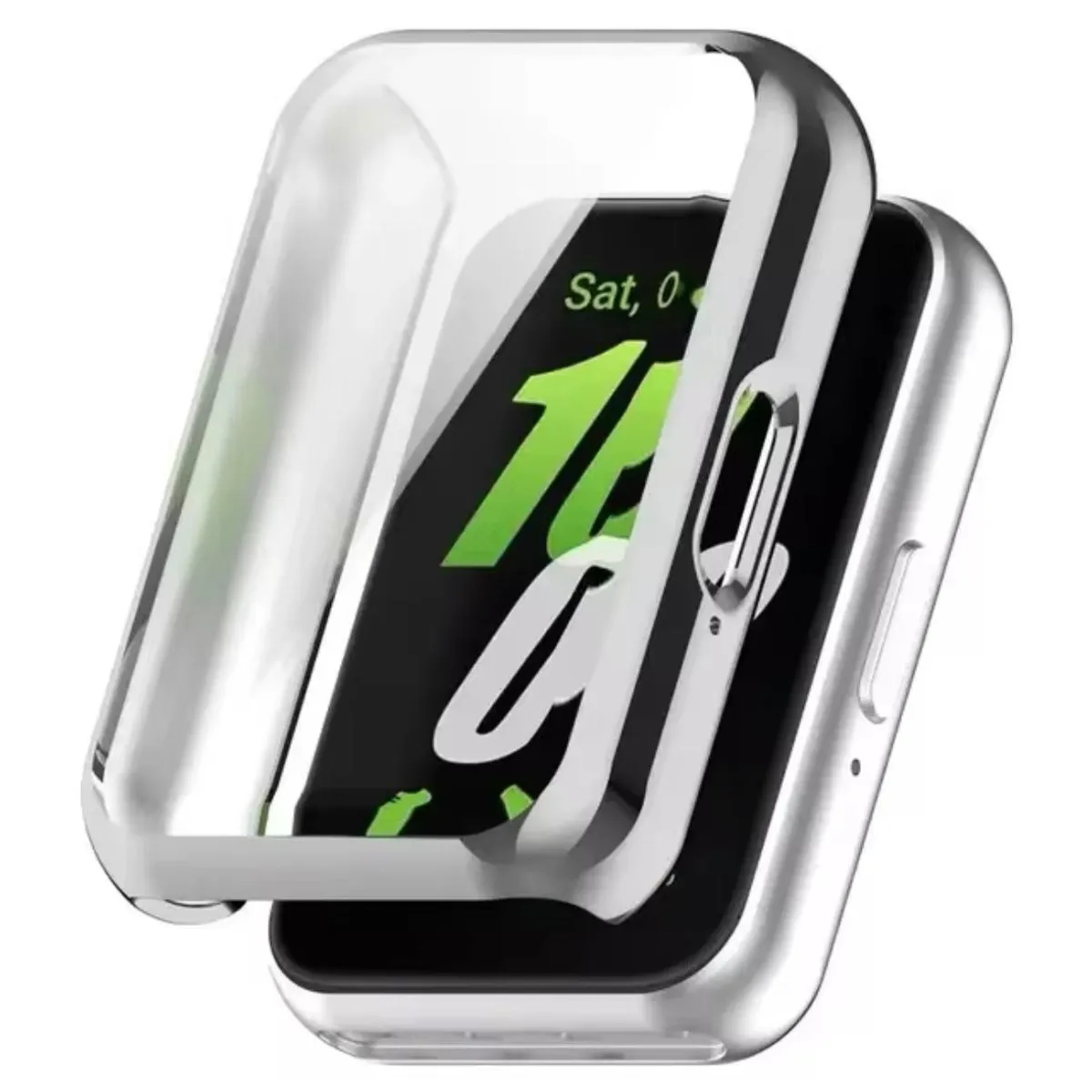 GENERICO - Case Protector de Pantalla Para Galaxy Samsung Galaxy Fit 3 Plateado