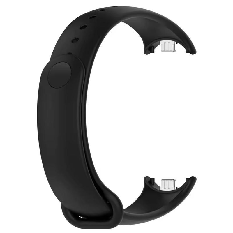 GENERICO - Correa de Silicona Para Xiaomi Band 9 y 8 Negro