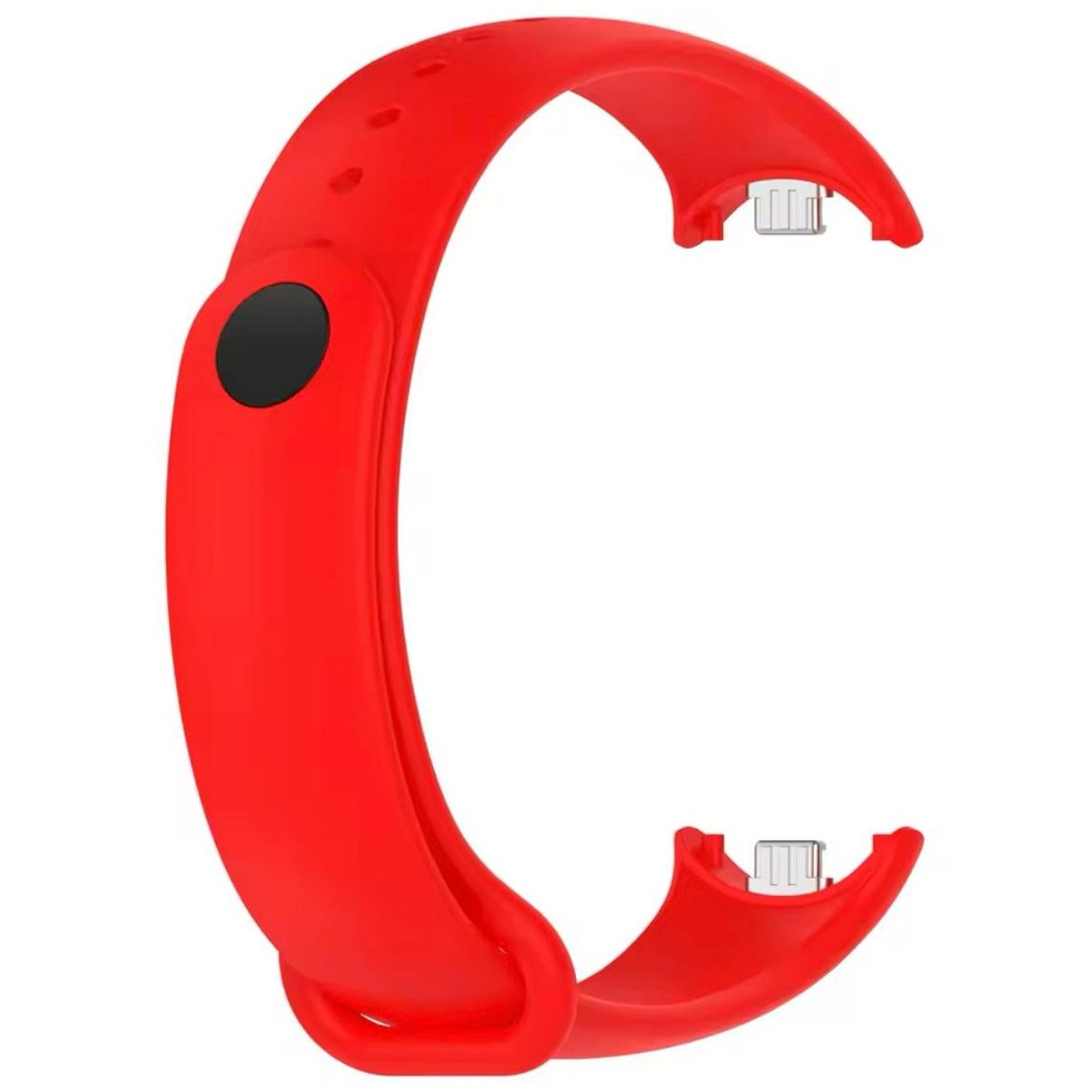 GENERICO - Correa de Silicona Para Xiaomi Band 9 y 8 Rojo