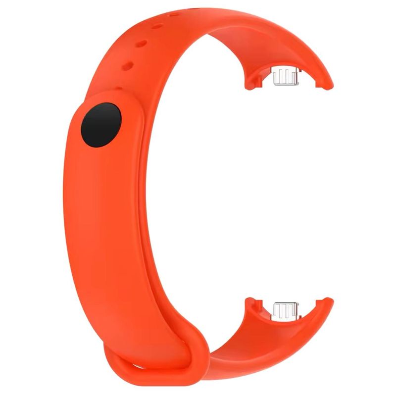 GENERICO - Correa de Silicona Para Xiaomi Band 9 y 8 Naranja