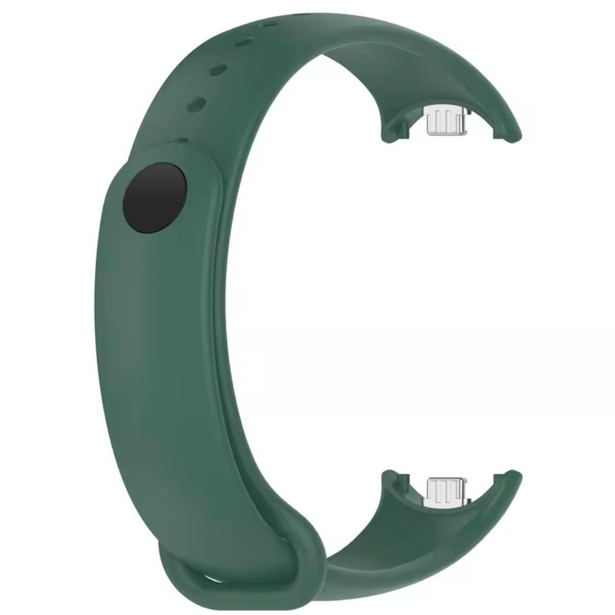 GENERICO - Correa de Silicona Para Xiaomi Band 9 y 8 Verde oscuro