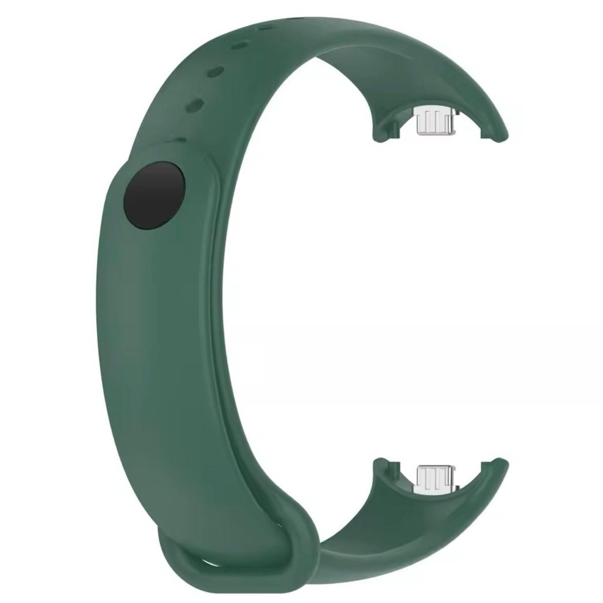 GENERICO - Correa de Silicona Para Xiaomi Band 9 y 8 Verde oscuro