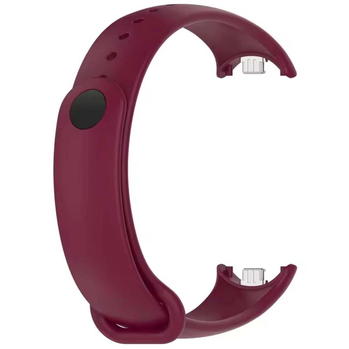 GENERICO - Correa de Silicona Para Xiaomi Band 9 y 8 Vinotinto