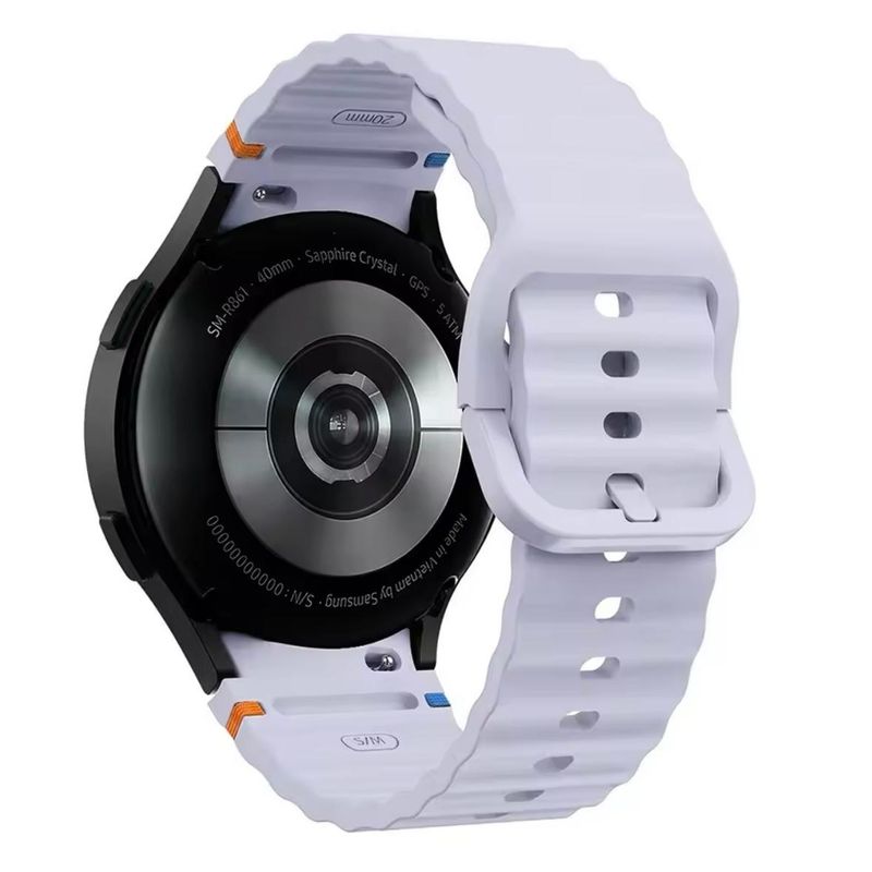 GENERICO - Correa de Silicona Para Samsung Galaxy Watch 7-6-5-4-FE Lila