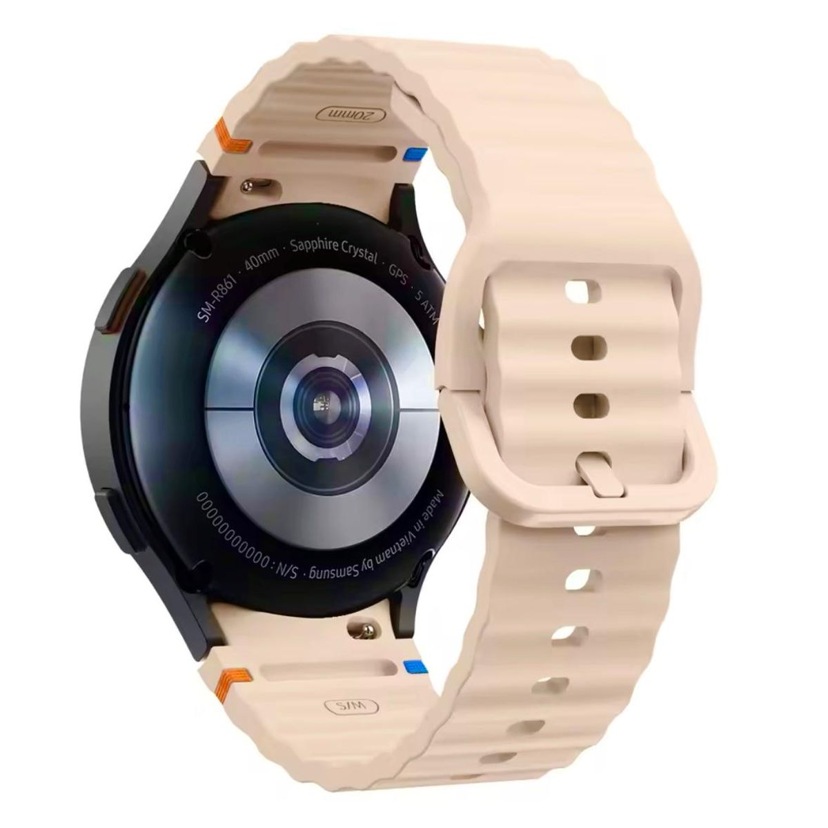 GENERICO - Correa de Silicona Para Samsung Galaxy Watch 7-6-5-4-FE Rosa