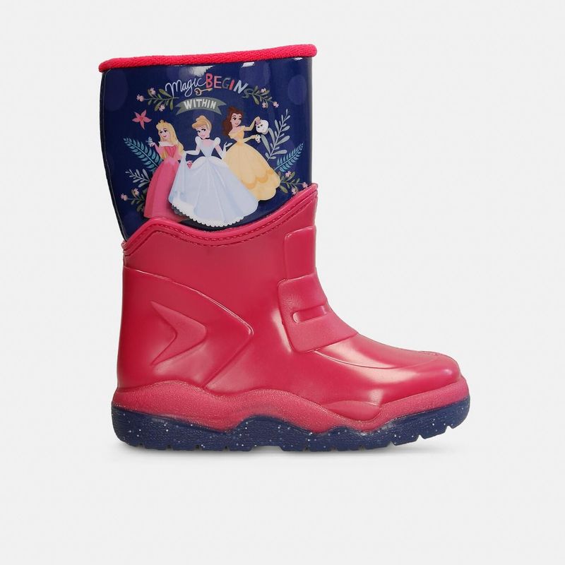 DISNEY - Botas De Lluvia Infantil Para Niña Licenses Disney Fucsia-Azul Mindy L