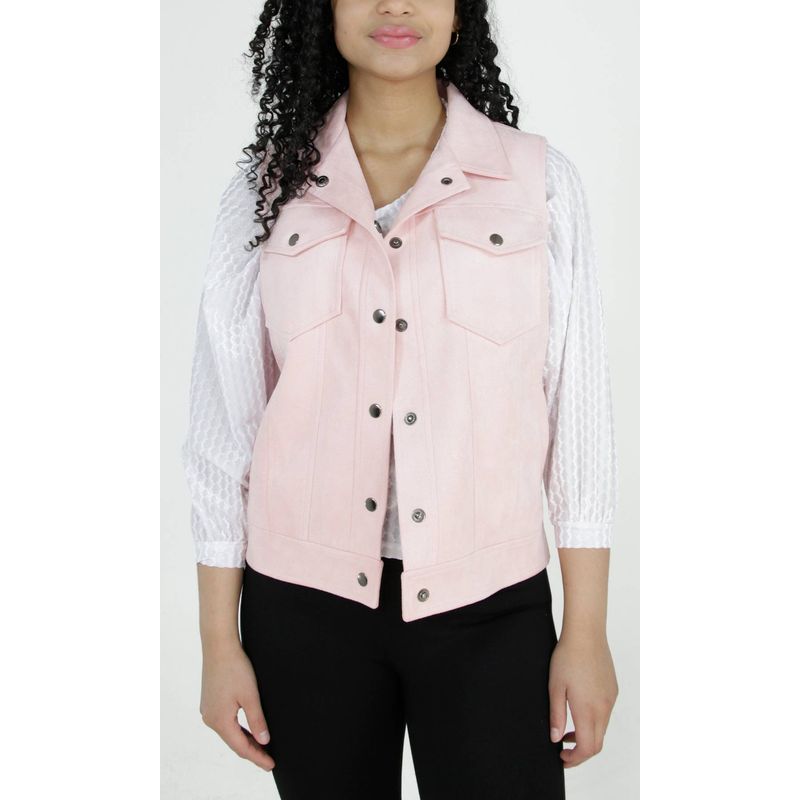 L Y H - Chaleco Para Mujer Rosa Marca L&H