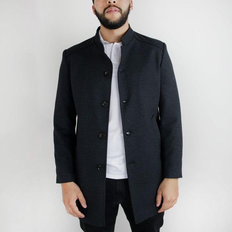 L Y H - Gaban Para Hombre Negro Marca L&H