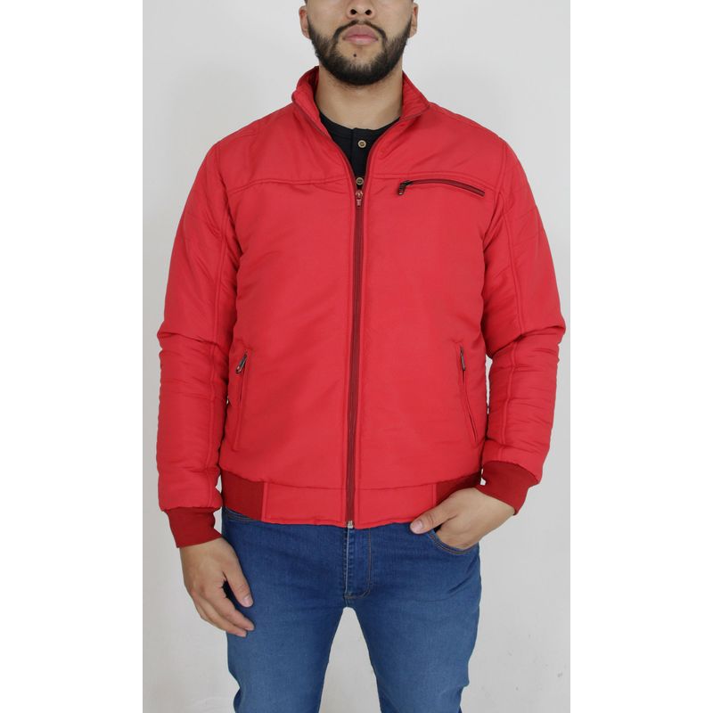 L Y H - Chaqueta Para Hombre Rojo Marca L&H