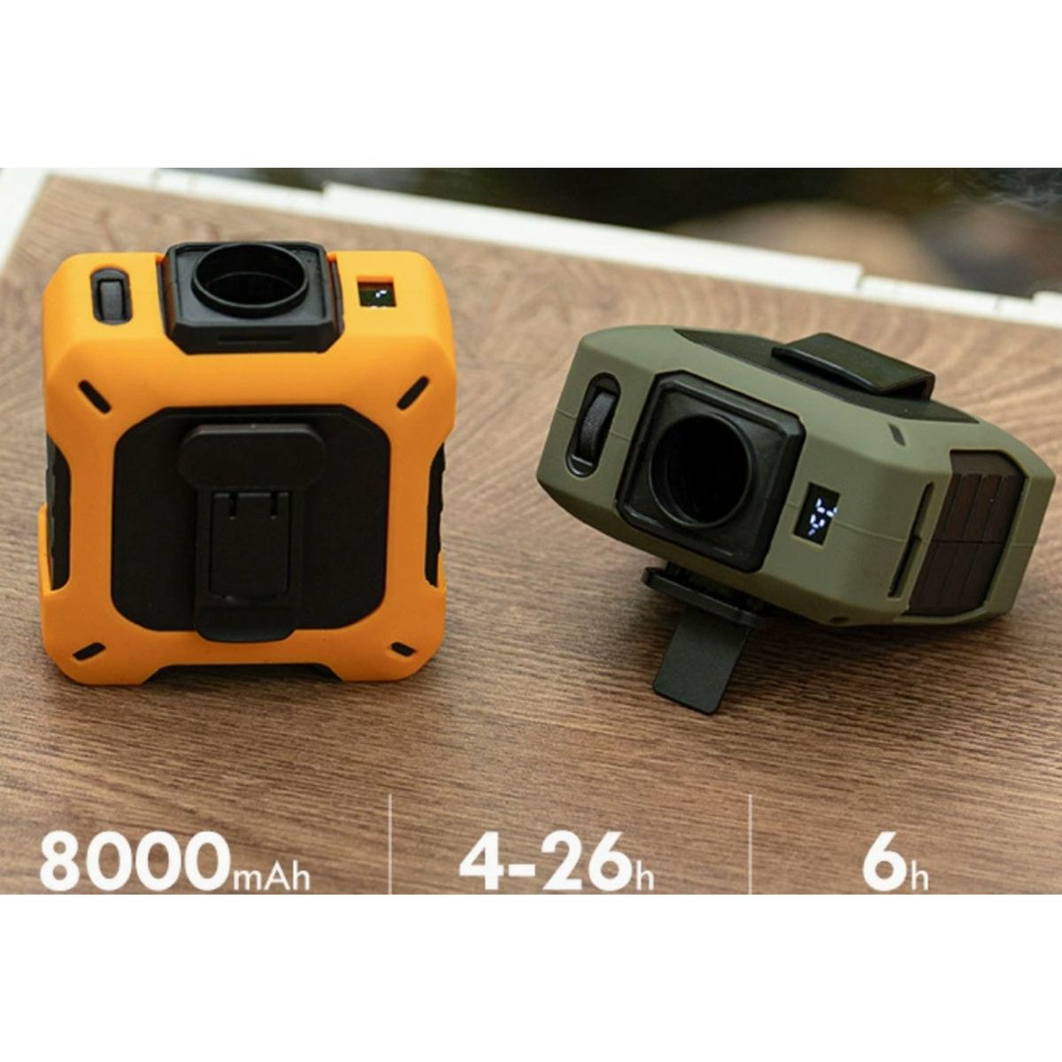 GENERICO - Ventilador portatil  de cintura o cuello con Luz Led