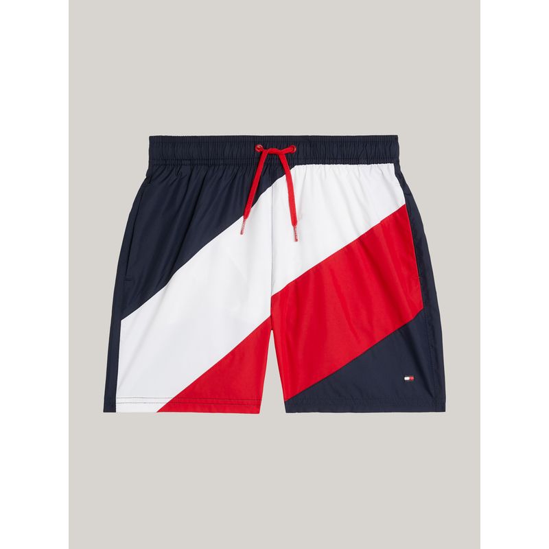 TOMMY HILFIGER - Traje De Niño Baño Azul De Medio Largo Global Stripe Tommy Hilfiger