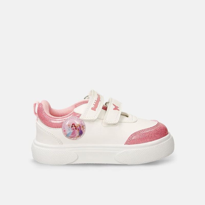 DISNEY - Tenis Infantil Para Niña Licenses Disney Blanco-Rosado Martina L