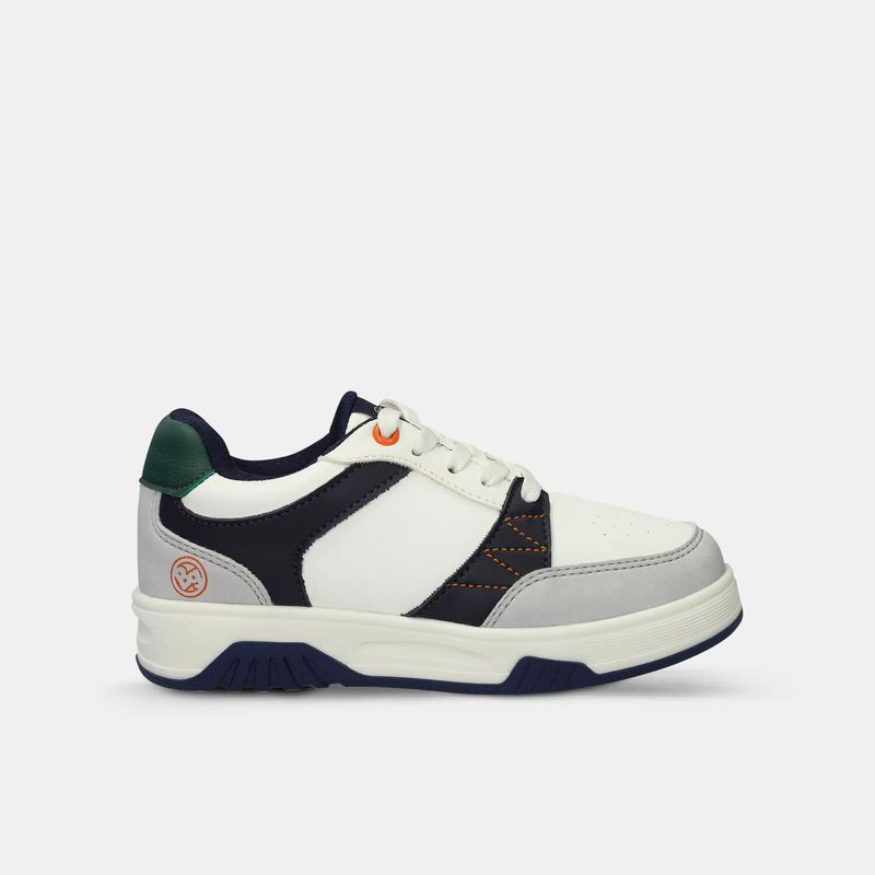 BUBBLE GUMMERS - Tenis Junior Para Niño Bubblegummers Blanco-Azul Stephen